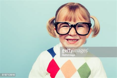 Young Nerd Girl With Big Smile On Face High Res Stock Photo Getty Images