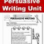 Persuasive Writing Topics For 4th Graders