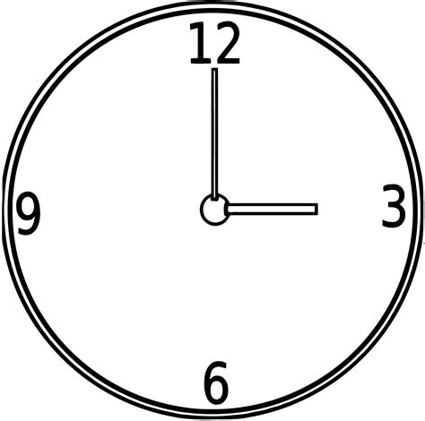 Clock Coloring Page Wecoloringpage 041