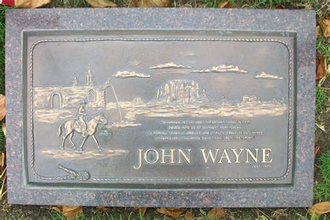 John Wayne Gravesite John Wayne Famous Tombstones Funeral Home