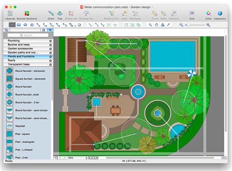 Landscape And Garden How To Design A Garden Using Conceptdraw Pro