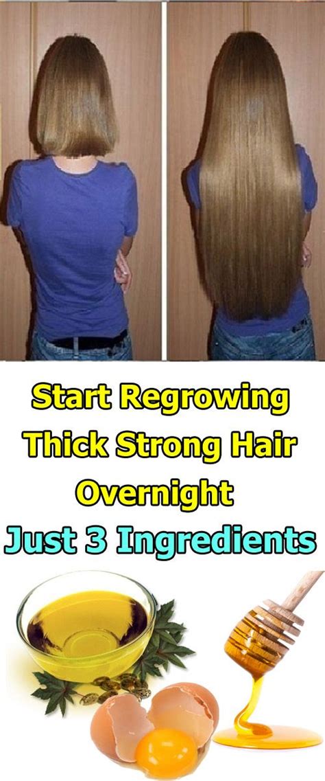 Start Regrowing Thick Strong Hair Overnight With Just 3 Ingredients