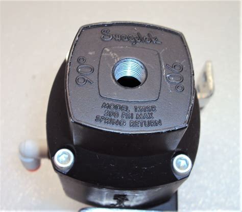 Swagelok 131sr Actuator And Ss 43gs6 1406 Ball Valve Ebay