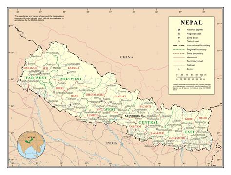 Large Detailed Political And Administrative Map Of Nepal With Roads Sexiz Pix