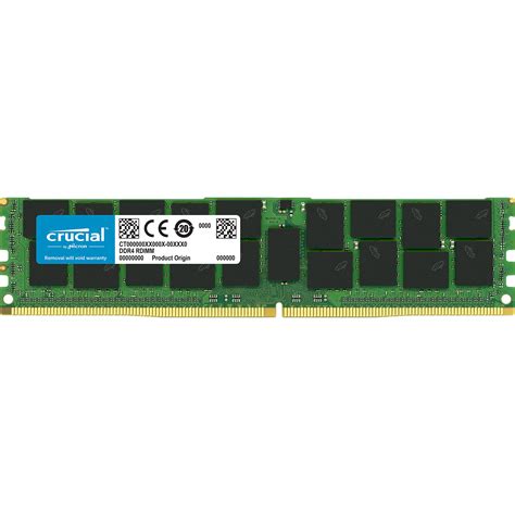 Crucial 16GB DDR4 2666 MHz RDIMM Memory Module CT16G4RFD4266 B&H