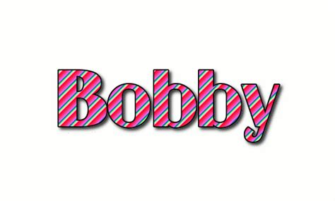 Bobby Лого Бесплатный инструмент для дизайна имени от Flaming Text