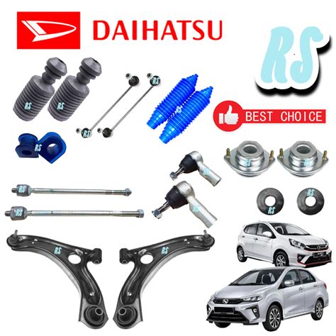 Item Combo Set Front Suspension Part Perodua Axia Bezza Lower Arm Absorber Mounting