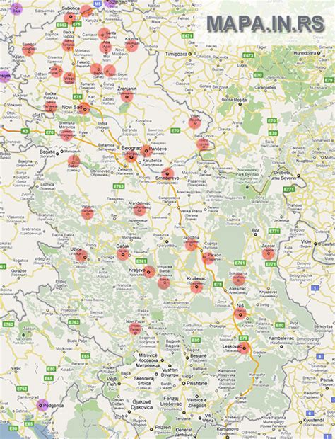 Rs Mape Gradova Srbije Sa Pretragom Ulica