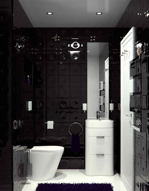20 Sleek Ideas For Modern Black And White Bathrooms Home Design Lover