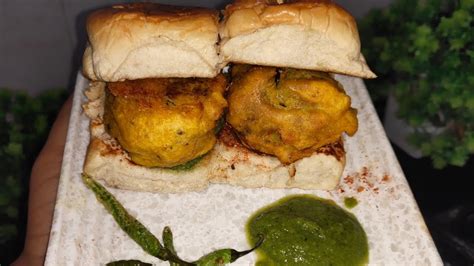 Vada Pav Recipe Street Style Mumbai Batata Vada Pav YouTube