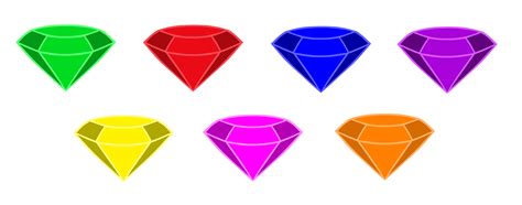 Revised Chaos Emeralds By Metroxlr On Deviantart