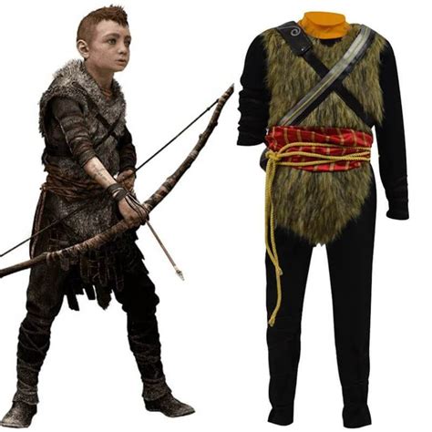 Accosplay God Of War 4 Atreus Cosplay Costume Halloween Guide