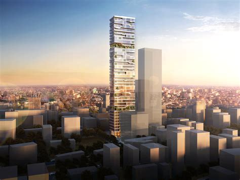 Beirut Apartment Tower Design Includes A Pool Or Garden