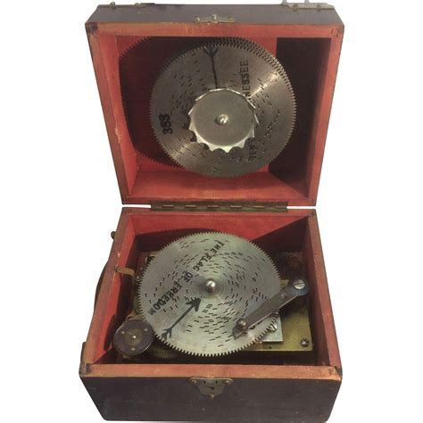 Manger, dawkins, le coultre of geneva and other renowned music box makers. Antique German Symphonium Wind Up Disc Portable Music Box W 12 Metal from royalpelicanantiques ...
