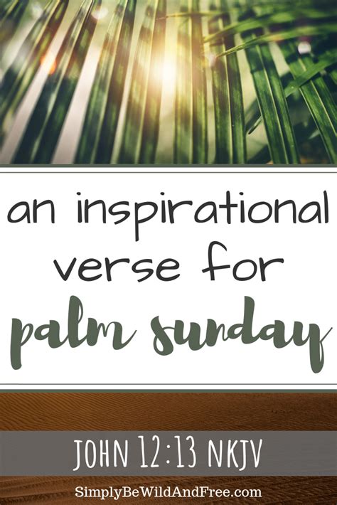 Easter Devotions Series Palm Sunday Bible Verse Simply Be