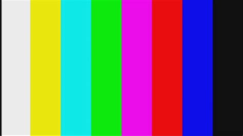 Smpte Television Color Bar Test Card Footage With Sound Youtube