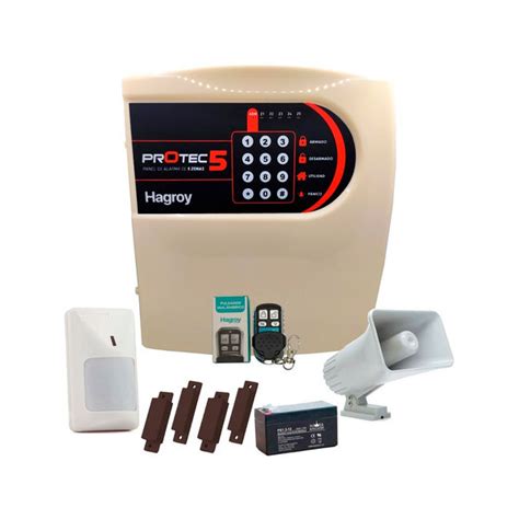 Kit Alarma Residencial Protec 5 Cableado Electro Comercial Gandv