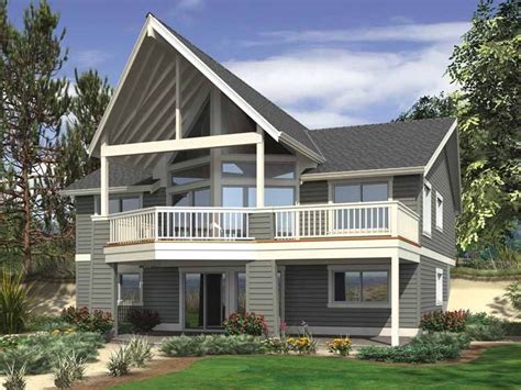 Plan 23391jd Dramatic Views For Hillside Lot Lake House Plans