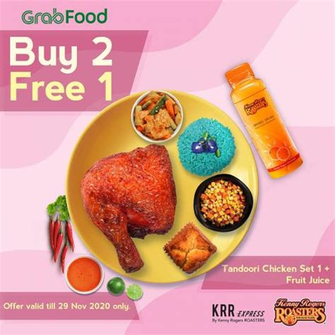 Book now kenny rogers roasters @ katipunan (already 64 reservations). Kenny Rogers ROASTERS Buy 2 FREE 1 Promotion on GrabFood ...