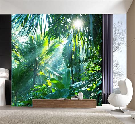 3d Green Tree Leaves Forest Nature 183 Wall Paper Wall Print Decal Wall