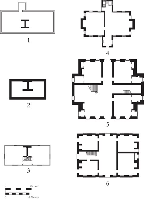 Examples Of Elite House Plans From The Seventeenth And Early Eighteenth