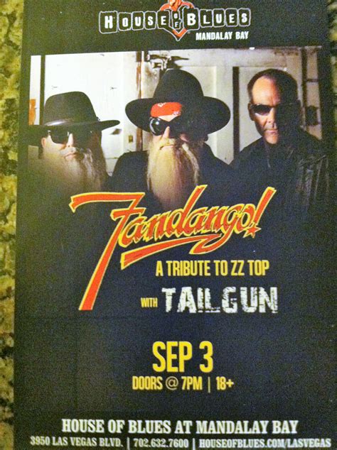 This website is a tickets marketplace and acts. ZZ TOP TRIBUTE...FANDANGO @ HOUSE OF BLUES | Las vegas blvd, Las vegas, Mandalay bay