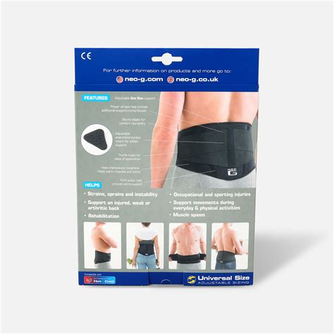Neo G Back Brace With Power Straps One Size
