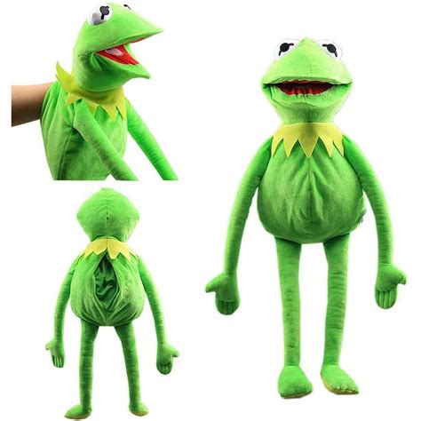 The Muppets Show Kermit The Frog Puppet Plush Toy Ventriloquism Prop