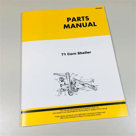 Heavy Equipment Parts Attachments Parts Manual For John Deere