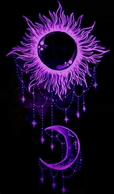 Pin By Shelley Larsen On I Love Purple Moon Tattoo Moon Art Tattoos