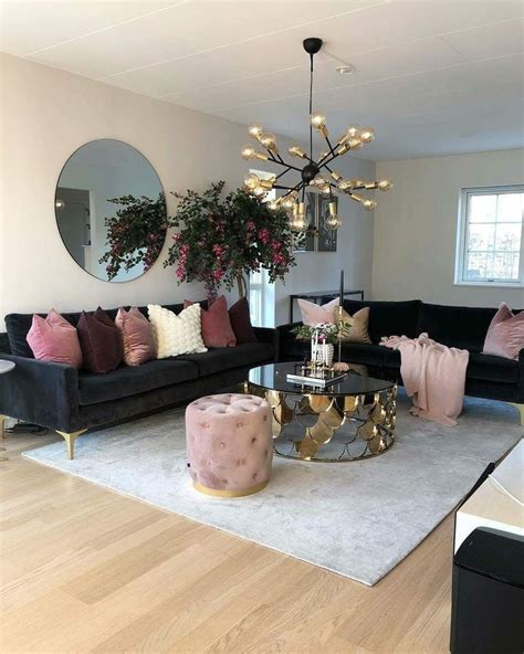 30 Rose Gold Living Room Decor Ideas