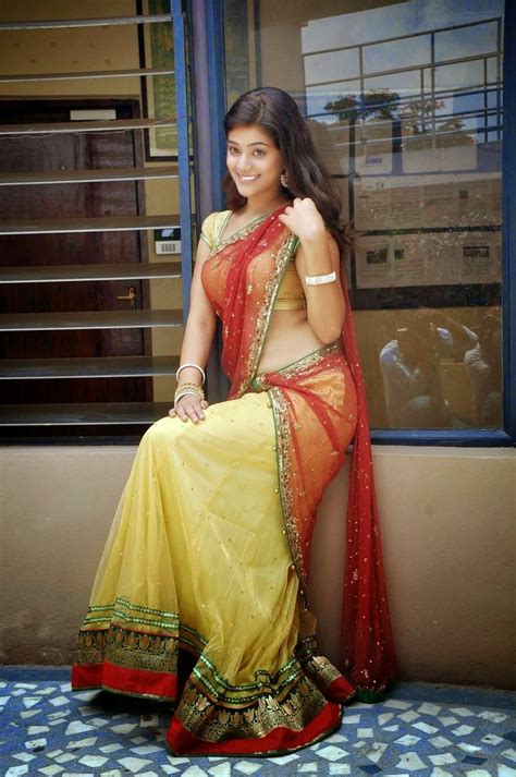 Glamorous Photo Shoot Of Telugu Model Yamini In Yellow Half Saree