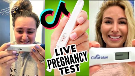 Live Pregnancy Test Tiktok Compilation You Must Watch Im Pregnant Bfp