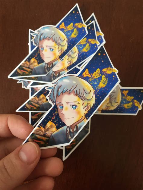 The Promised Neverland Sticker Norman Anime Sticker Etsy
