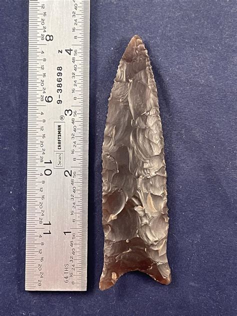 Bid Now Dalton Indian Artifact Arrowhead Invalid Date Cst