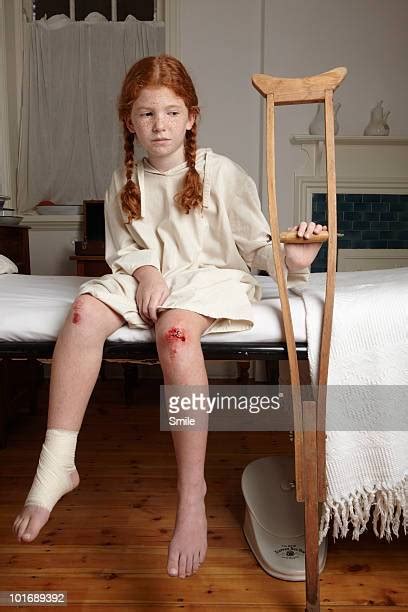 Girl Crutches Hospital Photos And Premium High Res Pictures Getty Images