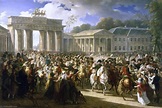 Europe / History - France's Napoleon Entering Berlin bringing ...