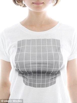 Bizarre T Shirt Promises To Make Anyone S Breasts Look Big Daily Mail Online