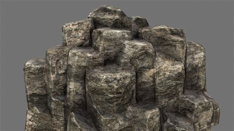 3d Model Rocks Model Vr Ar Low Poly Cgtrader