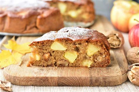 Apple Walnut Cake With Honey Easy And Super Moist Video