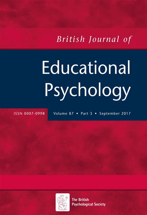 British Journal Of Educational Psychology Vol 87 No 3