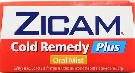 Zicam Honey Lemon Cold Remedy Plus Oral Mist 1 Fl Oz