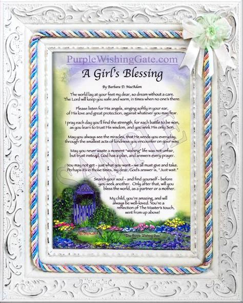 A Baby Girls Blessing Unique Baby Girl Ts Blessing Ts Poems