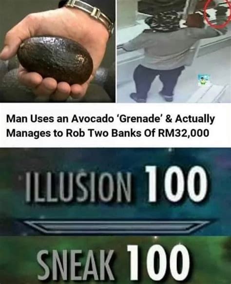 How Did Someone Not Realise He Was Holding An Avocado Meme By Sapnu