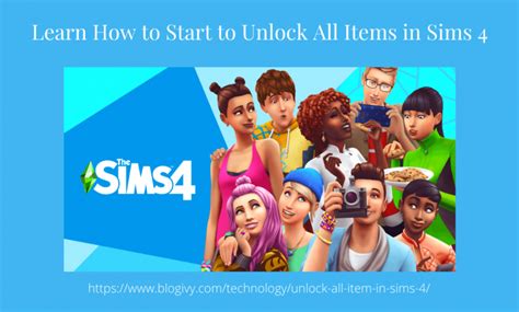Unlock All Item In Sims 4