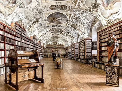 Library Of The Strahov Monastery Czech Republic