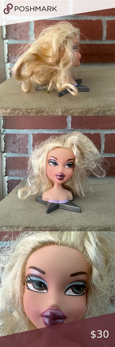 Bratz Head Gamez Cloe Fashion Doll Head Star Mga 2001 Messy Long Blonde Hair In 2022 Fashion