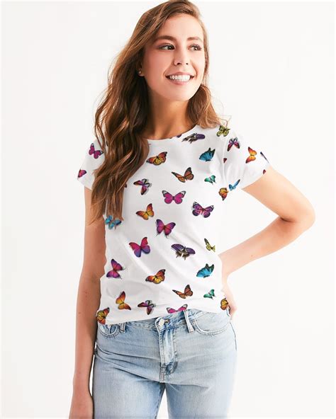 butterfly woman s tee butterfly shirt etsy