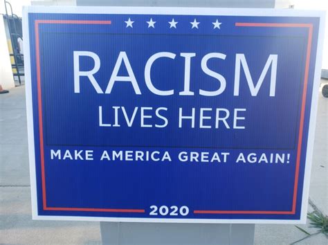Racism Lives Here Signs Put In Coronado Yards Los Angeles Times