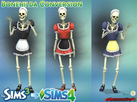 Sims3 To Sims4 Bonehilda Conversion By Gauntlet101010 On Deviantart